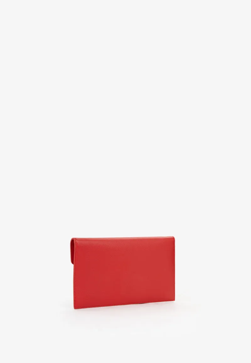 Valentino Pochette Luxe Rouge Femme Rubino