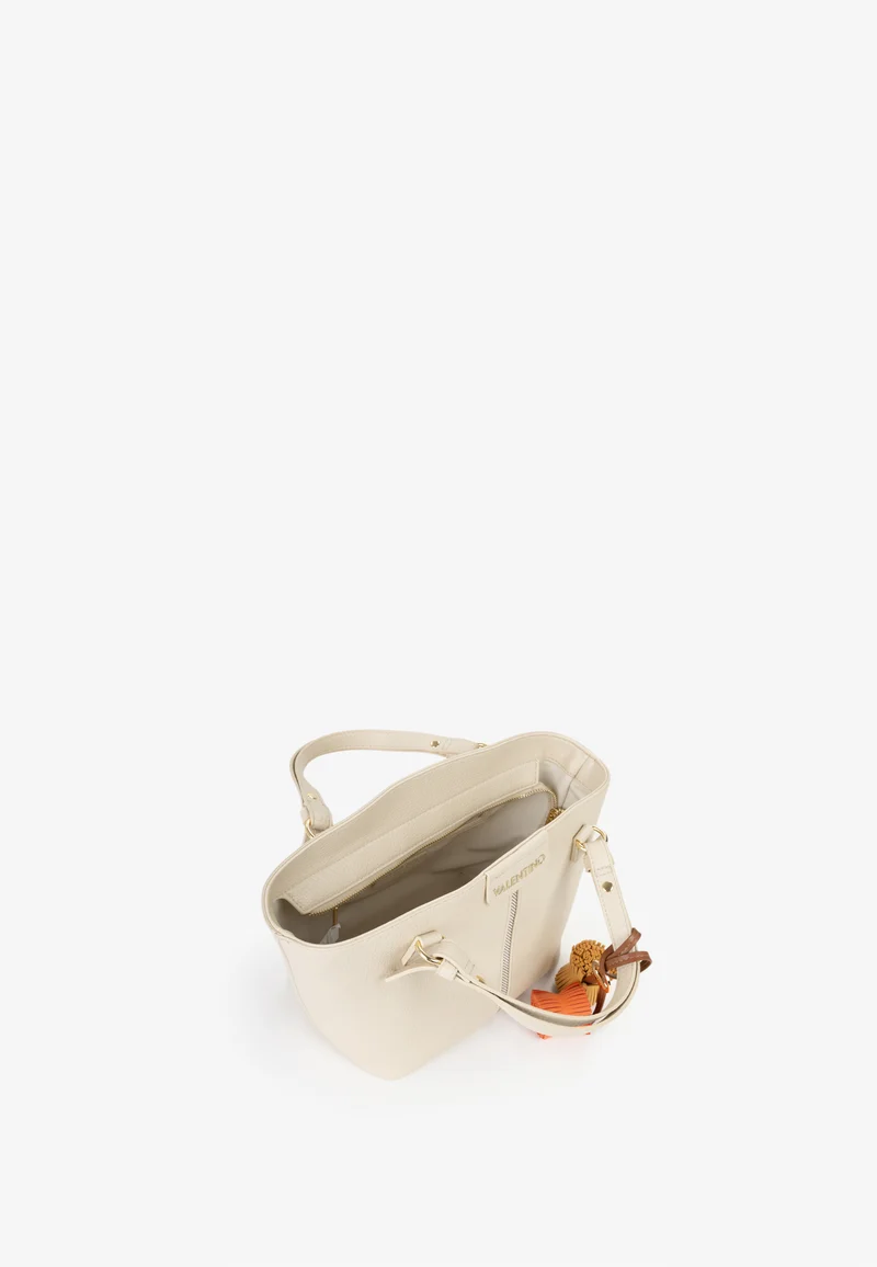 Valentino Sac Cabas Hybris Re Beige Femme Ecru