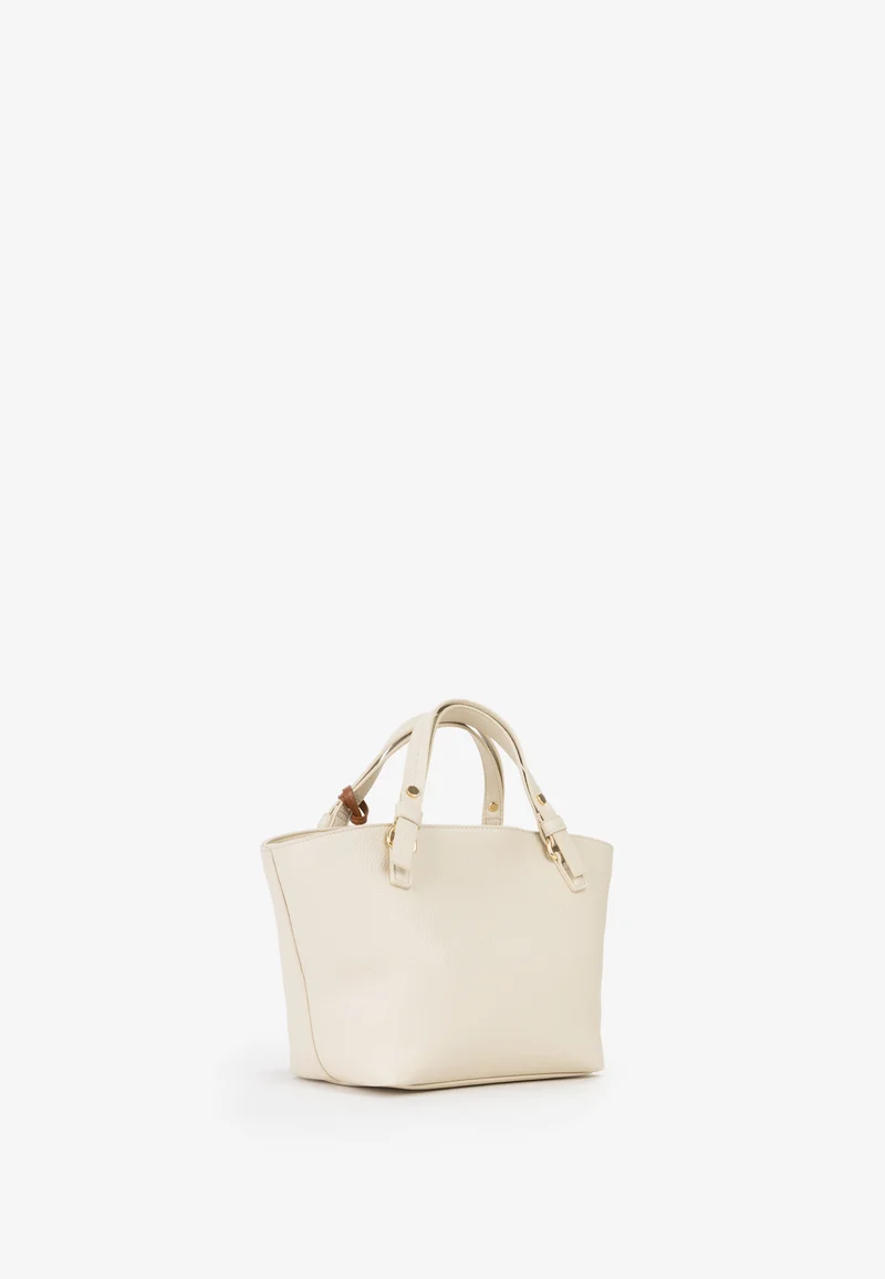 Valentino Sac Cabas Hybris Re Beige Femme Ecru
