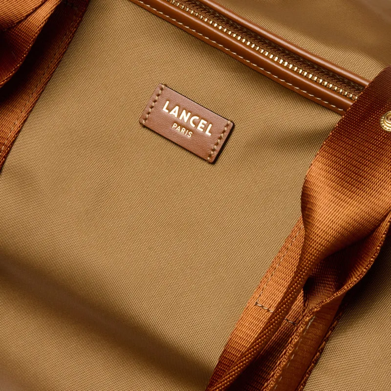 Lancel Cabas Mistral Pliable Beige Femme