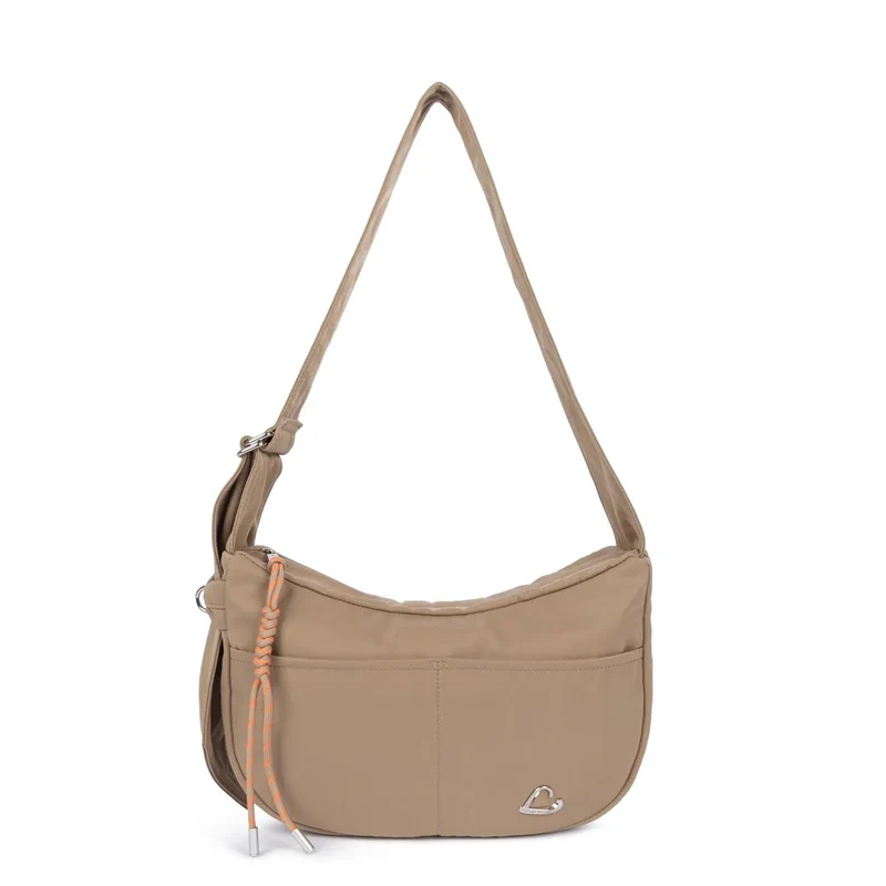 Lancaster Sac Besace Basic Love Praline