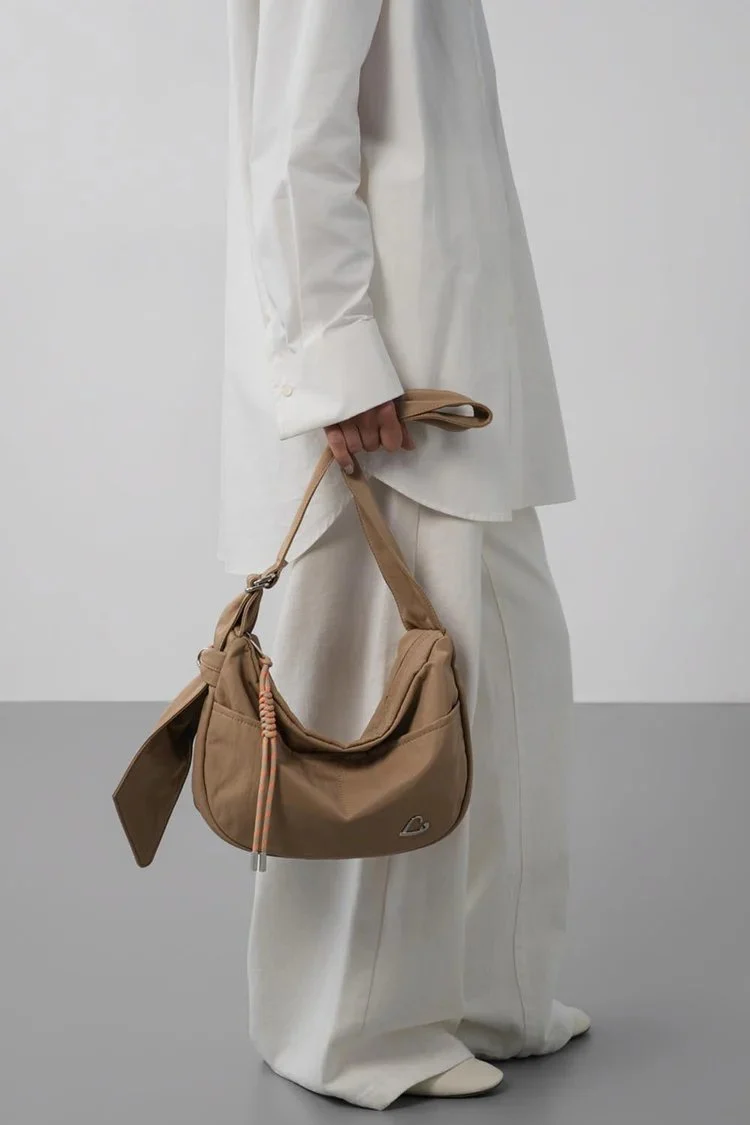 Lancaster Sac Besace Basic Love Praline