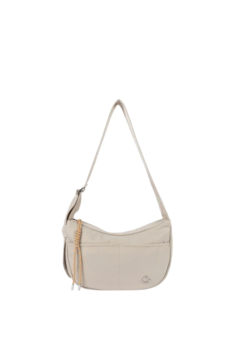 Lancaster Sac Besace Basic Love Beige Fumé
