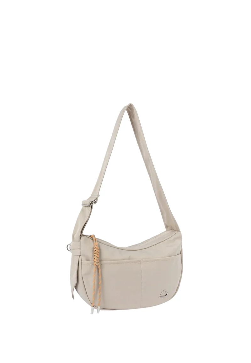 Lancaster Sac Besace Basic Love Beige Fumé