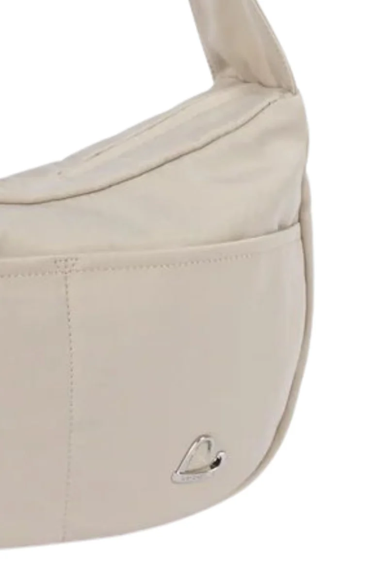 Lancaster Sac Besace Basic Love Beige Fumé