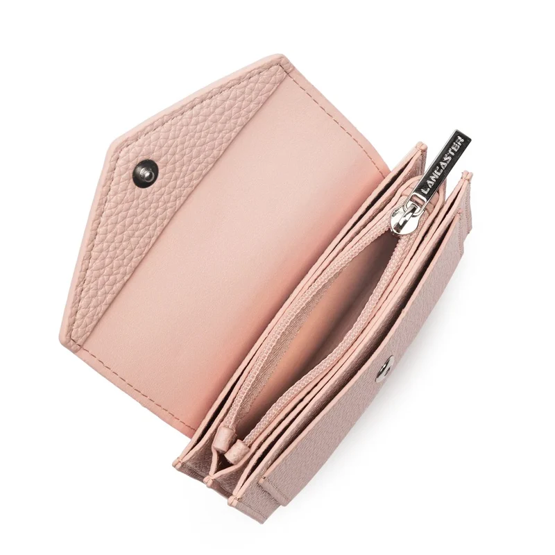 Lancaster Porte-Cartes Maya Double Kba Cuir Poudre