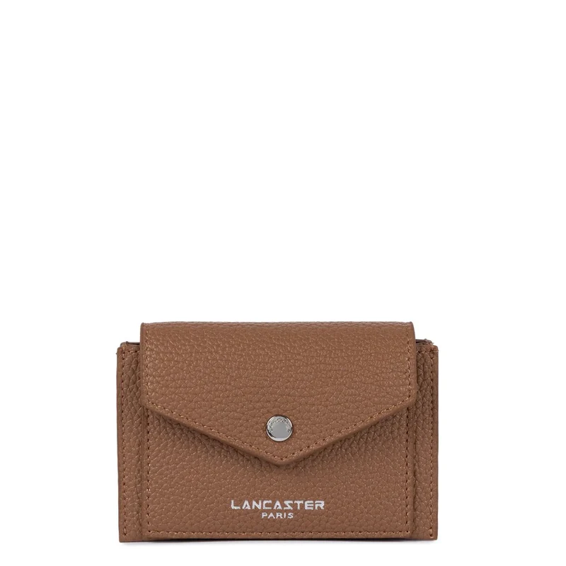 Lancaster Porte-Cartes Maya Double Kba Cuir Moka