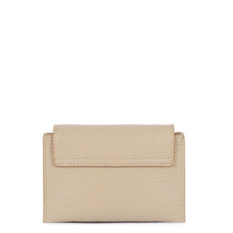 Lancaster Porte-Cartes Maya Double Kba Cuir Beige Foncé