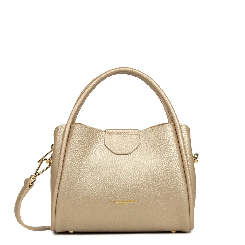 Lancaster Sac à main Aimantée S Ida Double 470-83 Or Pâle - In - Nude