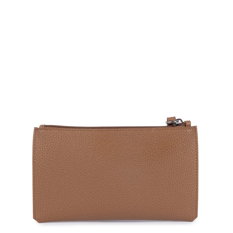 Lancaster Pochette Zippé Maya Double KBA Moka