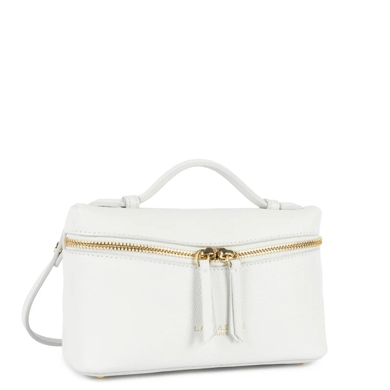 Lancaster Sac boite Zippé S Milano Trésor Blanc