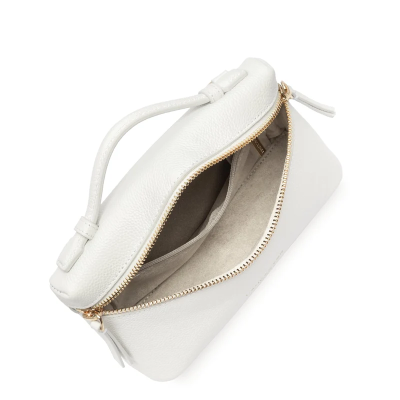 Lancaster Sac boite Zippé S Milano Trésor Blanc