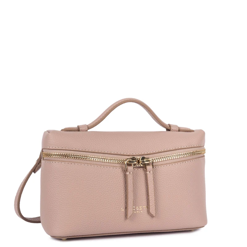 Lancaster Sac boite Zippé S Milano Trésor Nude