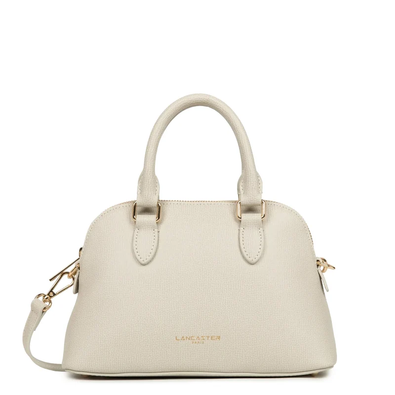 Lancaster Sac demi lune Zippé M Sierra Jia Ivoire