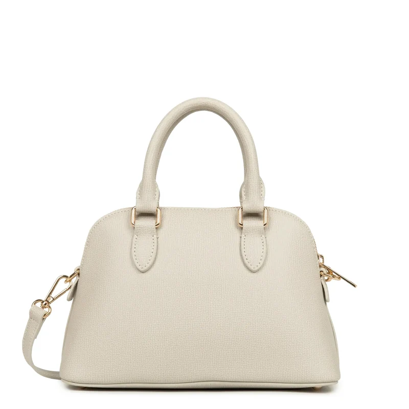 Lancaster Sac demi lune Zippé M Sierra Jia Ivoire