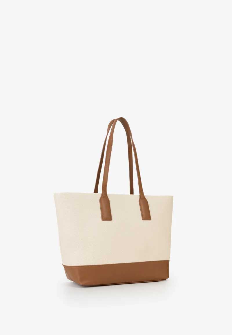 Valentino Sac Cabas Atena Marron Femme Naturale/Cuoio