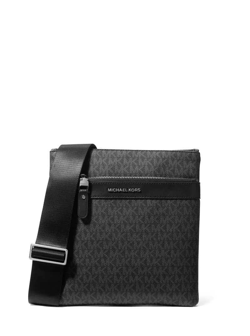 Michael Kors Sacoche Hudson à logo Signature Noir