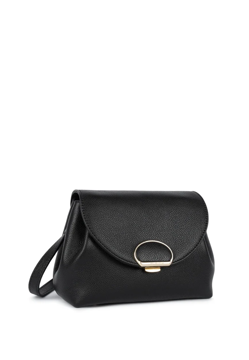 Lancaster Sac trotteur A rabat avec fermoir S Milano Pia Noir