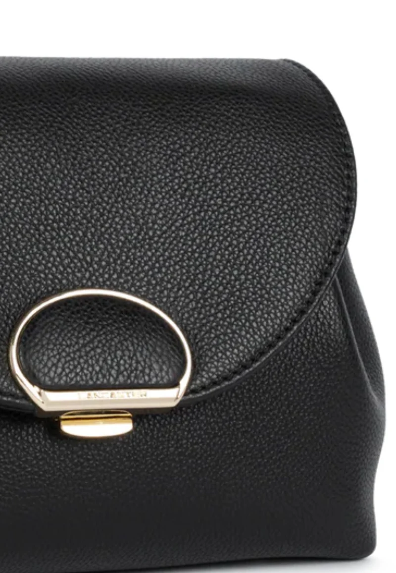 Lancaster Sac trotteur A rabat avec fermoir S Milano Pia Noir