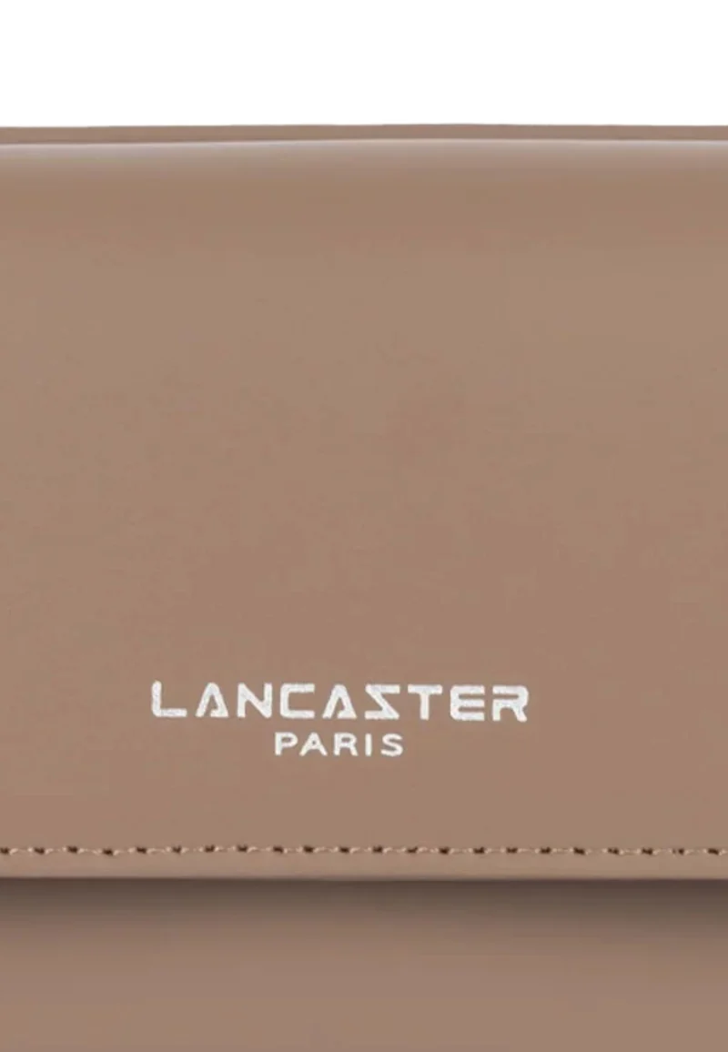 Lancaster Compagnon dos à dos A rabat avec pression Smooth Praline