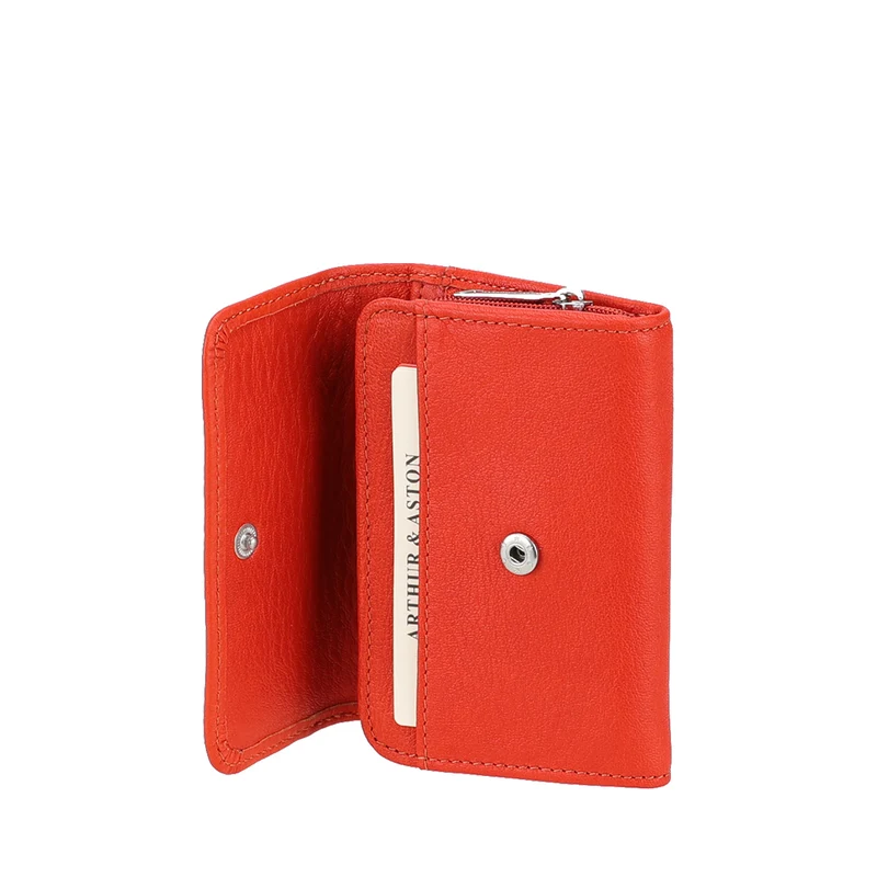 Arthur & Aston Porte Cartes Mixte, Homme, Femme Orange