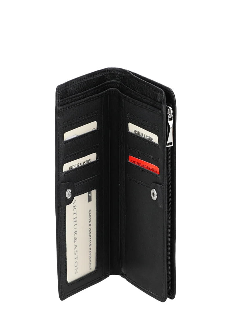 Arthur & Aston Porte Cartes Mixte, Homme, Femme Noir