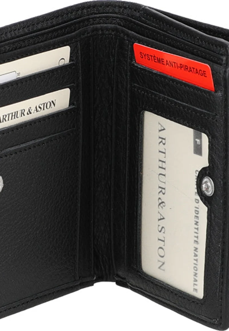 Arthur & Aston Porte Cartes Mixte, Homme, Femme Noir