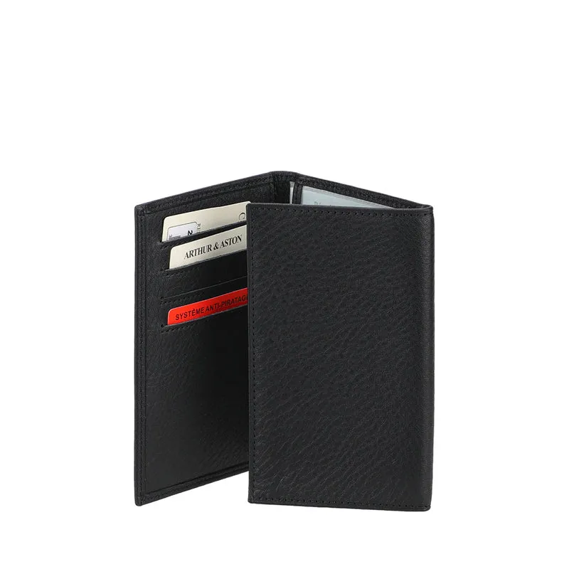Arthur & Aston Portefeuilles Mixte, Homme, Femme Noir