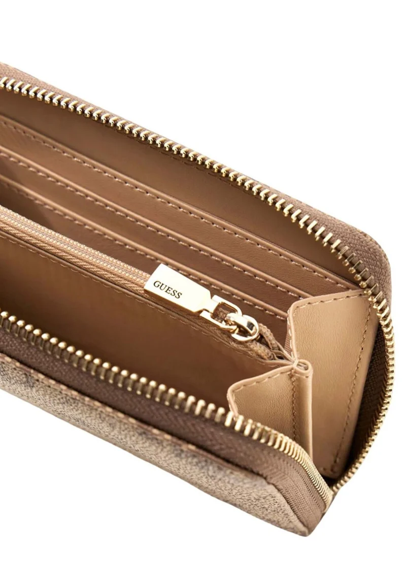 Guess Compagnon Laurel Ii Slg Med Zi Latte Logo/Brown