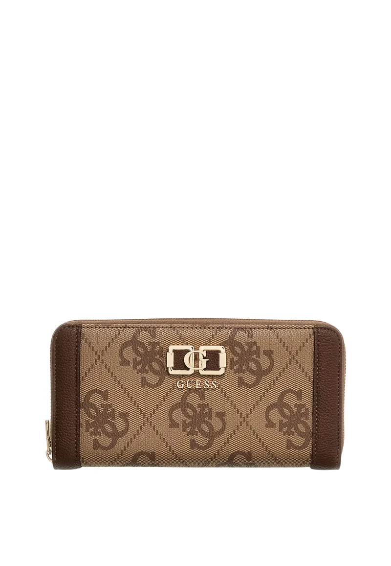 Guess Compagnon Karnilla Logo Slg Lr Latte Logo/Brown