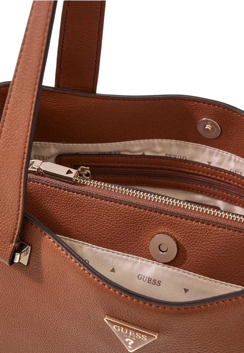 Guess Sac Bandoulière Anadela 3 Comp Satch Cognac