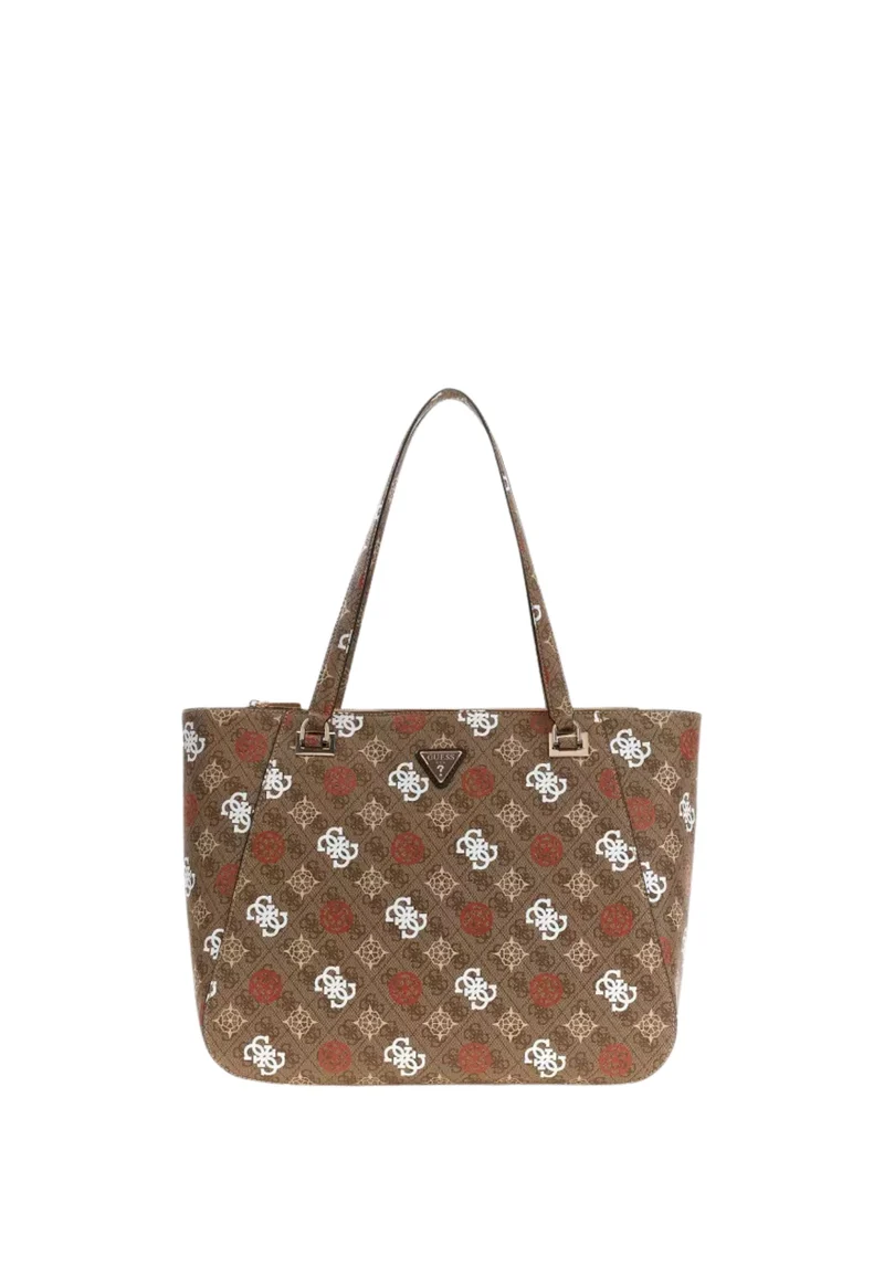 Guess Sac Voyage Eliette Toiletry Tra Latte Logo/Ginger