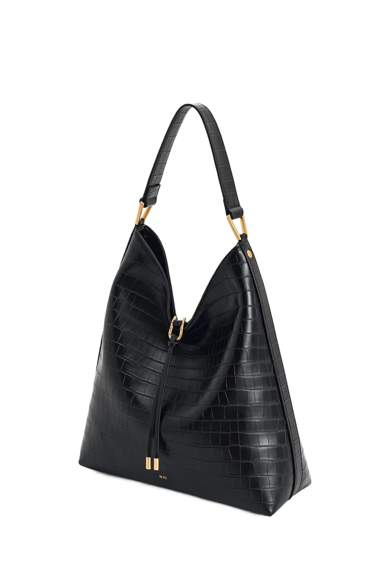 JW PEI Sac Bandoulière Aria Black Croc