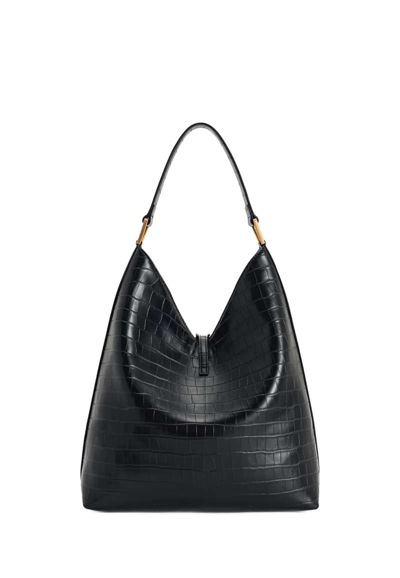 JW PEI Sac Bandoulière Aria Black Croc