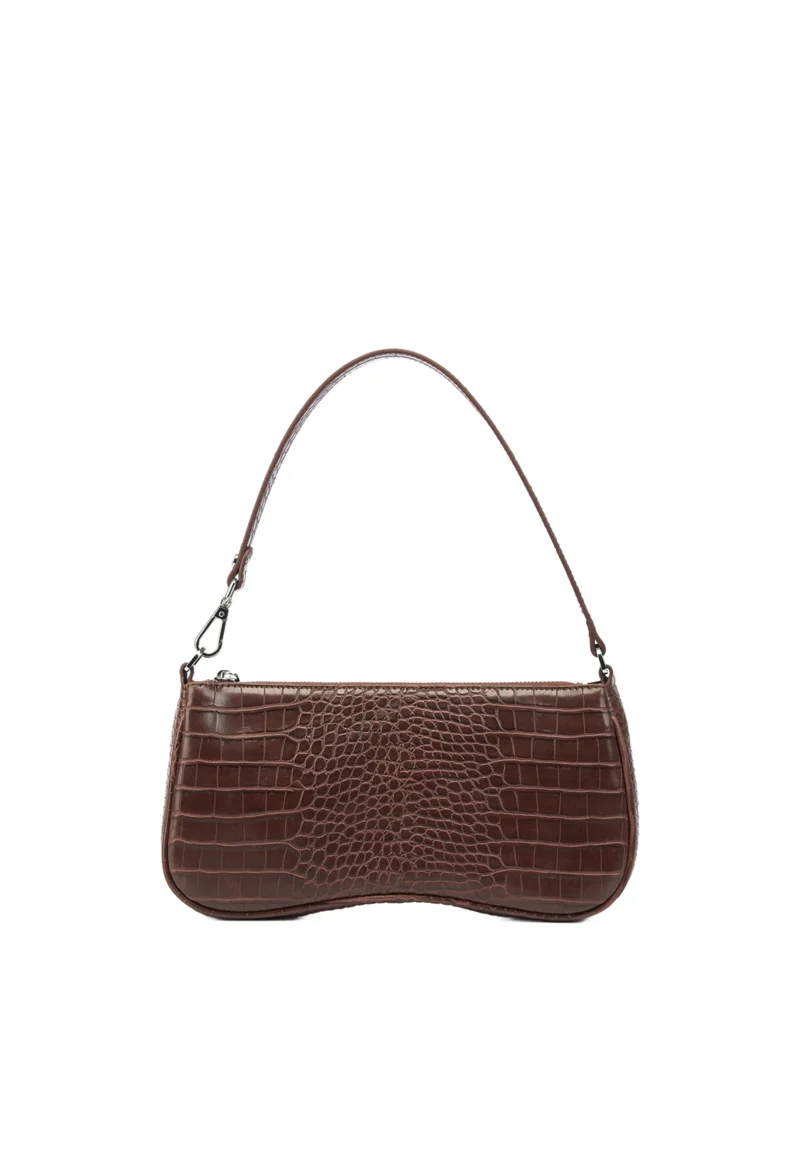 JW PEI Sac Bandoulière Eva Brown Croc