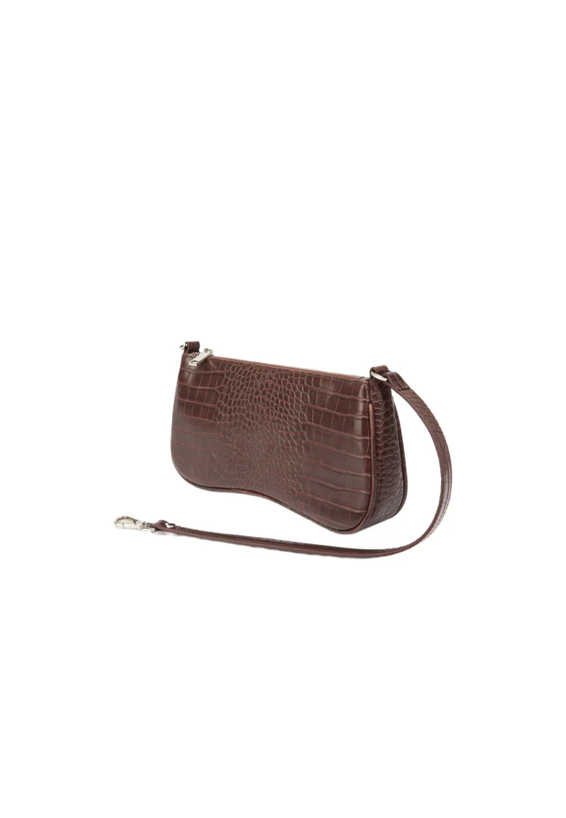 JW PEI Sac Bandoulière Eva Brown Croc