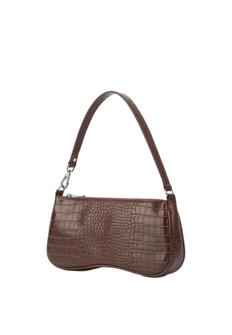 JW PEI Sac Bandoulière Eva Brown Croc