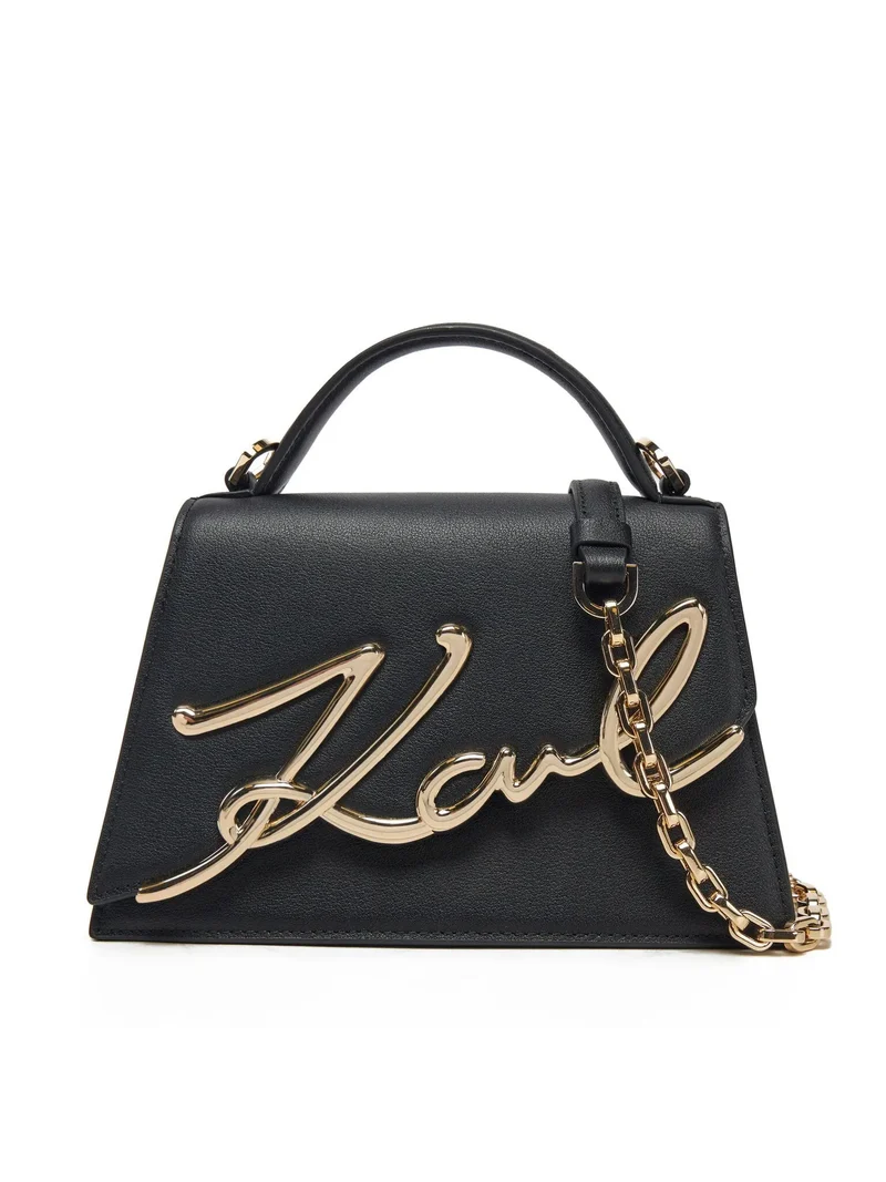 Karl Lagerfeld Sac Bandoulière Essentials Noir/Gold