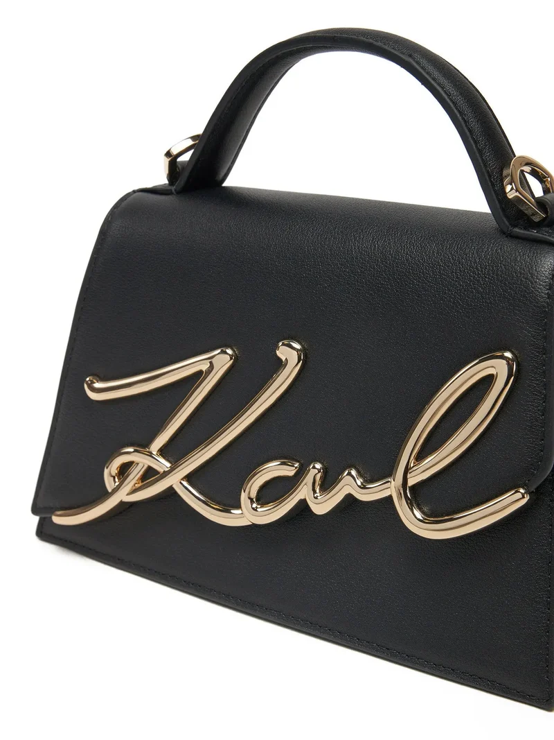 Karl Lagerfeld Sac Bandoulière Essentials Noir/Gold