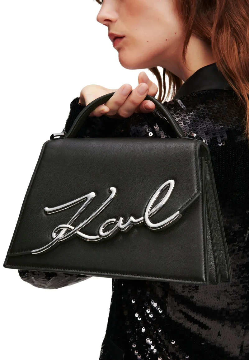Karl Lagerfeld Bandoulière Essentials Noir Nickel