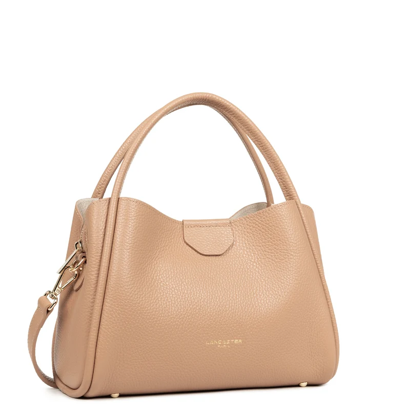 Lancaster Sac à main Aimantée M Ida Double Naturel - In - Beige