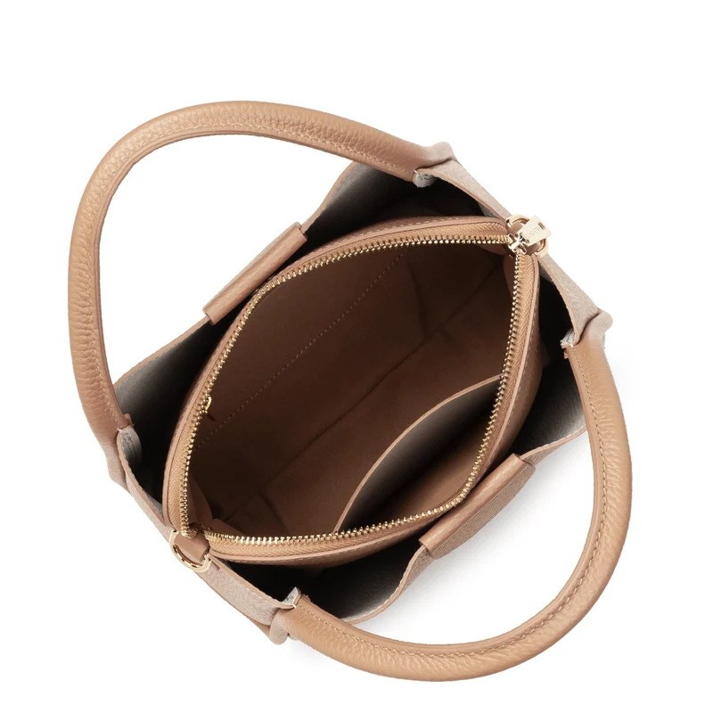 Lancaster Sac à main Aimantée S Ida Double Naturel - In - Beige