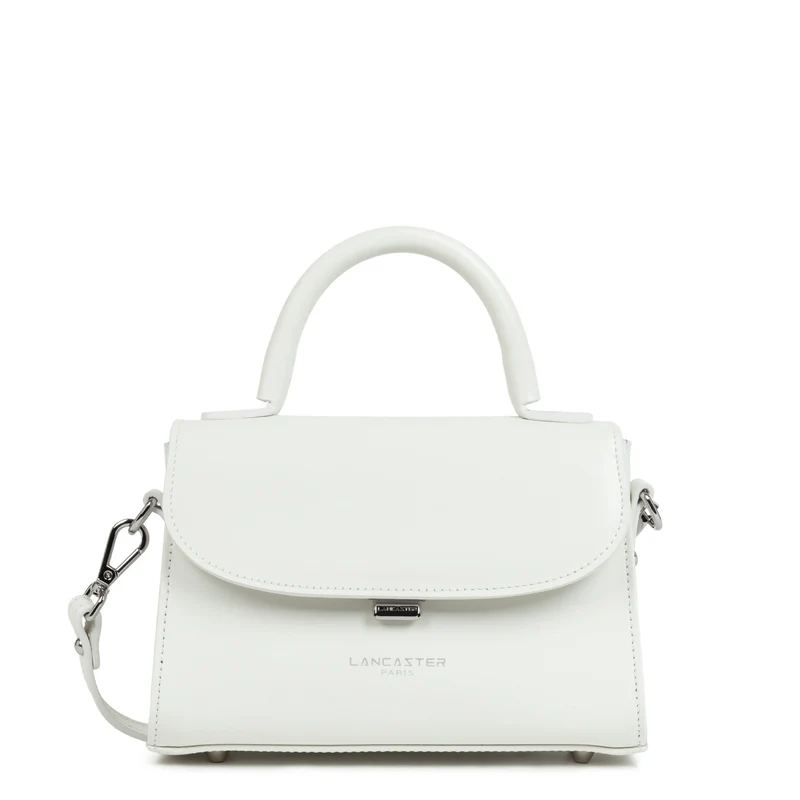 Lancaster Sac à main A rabat avec fermoir S Suave Even Blanc Cassé
