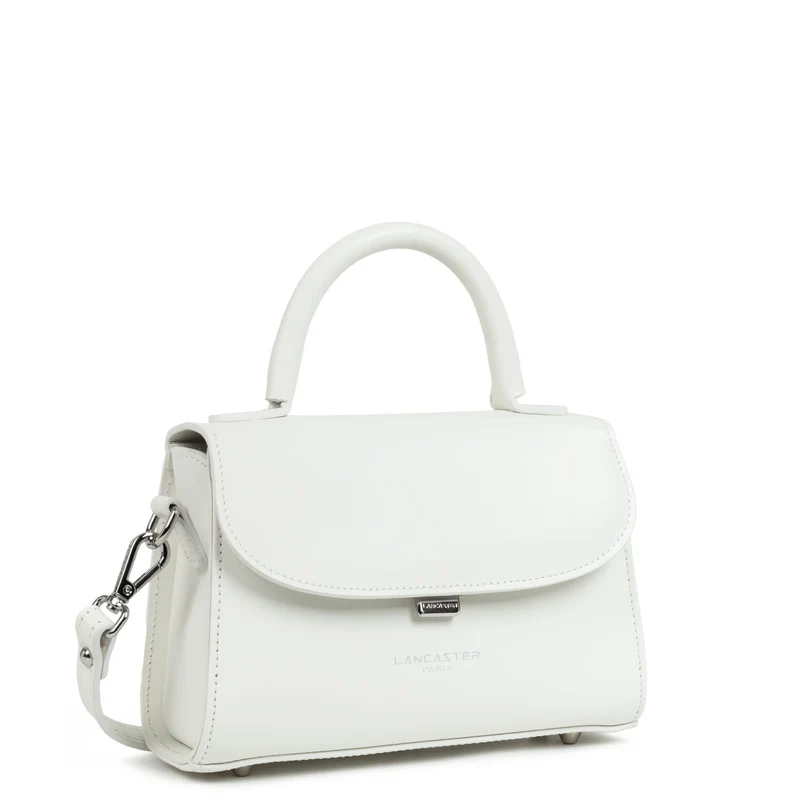 Lancaster Sac à main A rabat avec fermoir S Suave Even Blanc Cassé