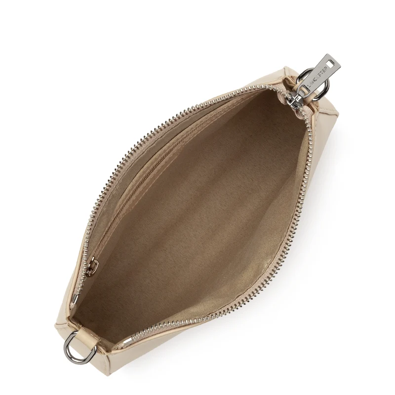 Lancaster Sac trotteur Zippée Suave Even Beige