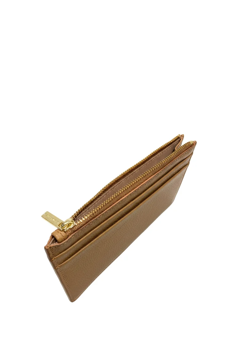 Lancaster Porte-cartes Zippé Dune Camel
