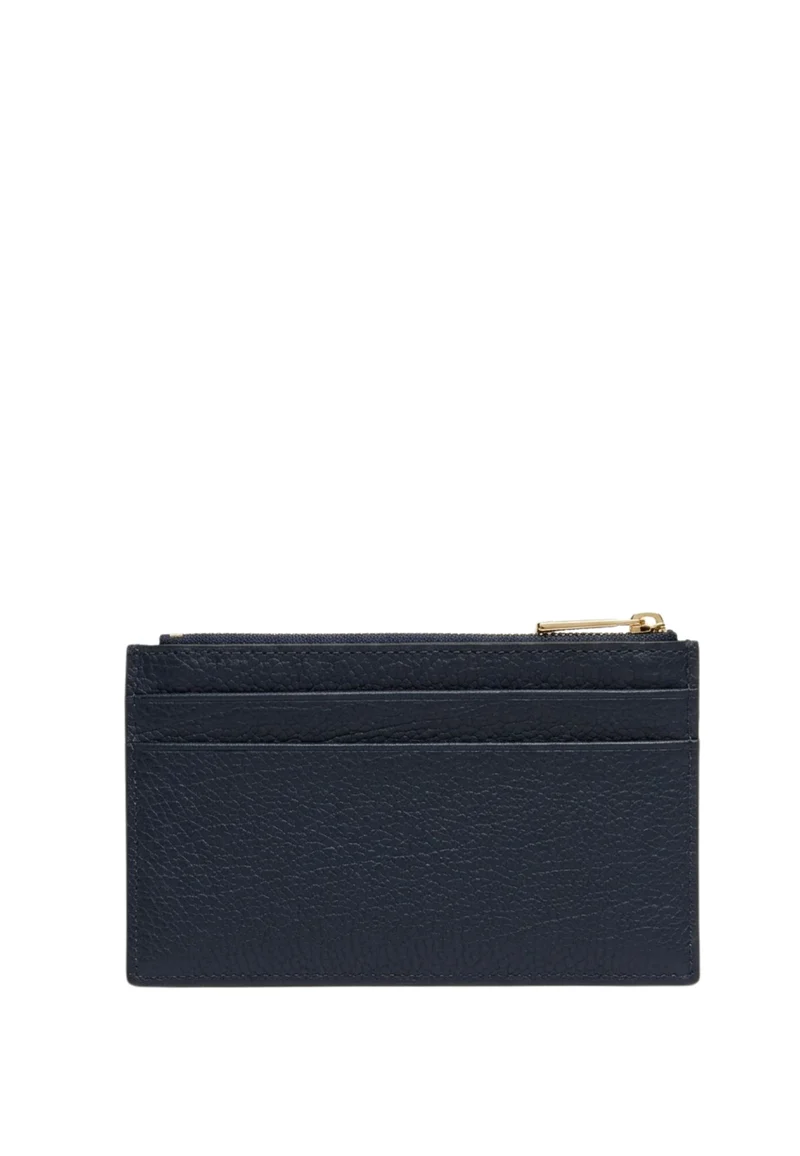 Lancaster Porte-cartes Zippé Dune Bleu Foncé