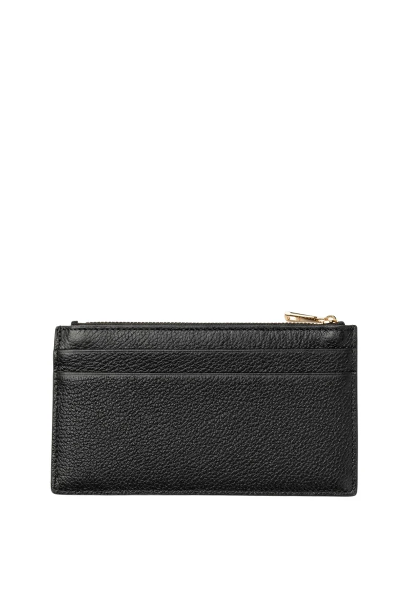Lancaster Porte-cartes Zippé Dune Noir