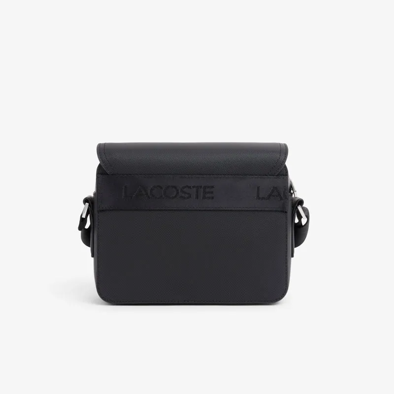 Lacoste Petit sac messenger Homme Langon Petit Piqué Noir