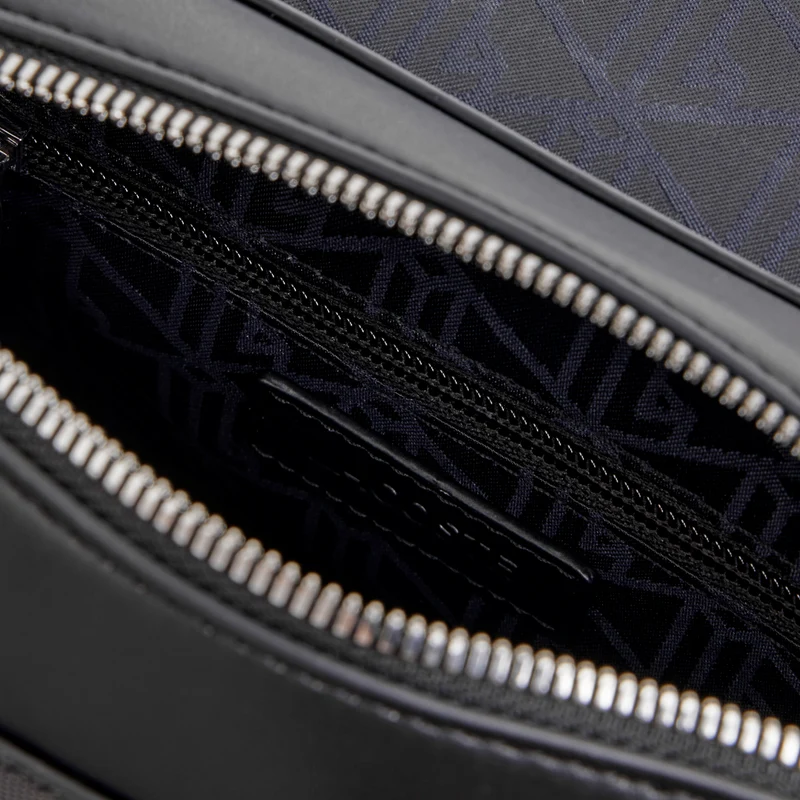 Lacoste Petit sac messenger Homme Langon Petit Piqué Noir